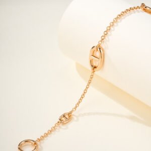 OT Pig Nose Chain Small Bracelet (One Size)