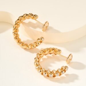 CLASH de with diamond version earrings