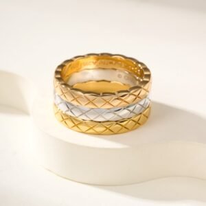 Coco Diamond free Mini diamond grid ring