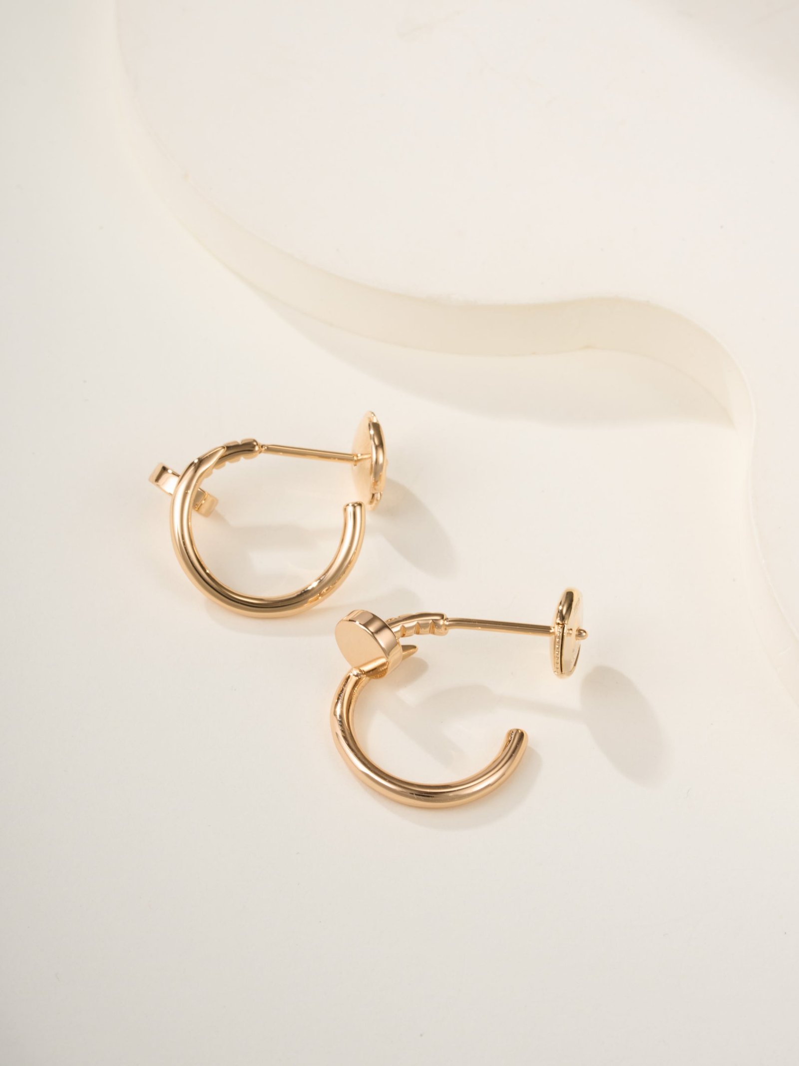 Nail small diamond free earrings - 图片 10