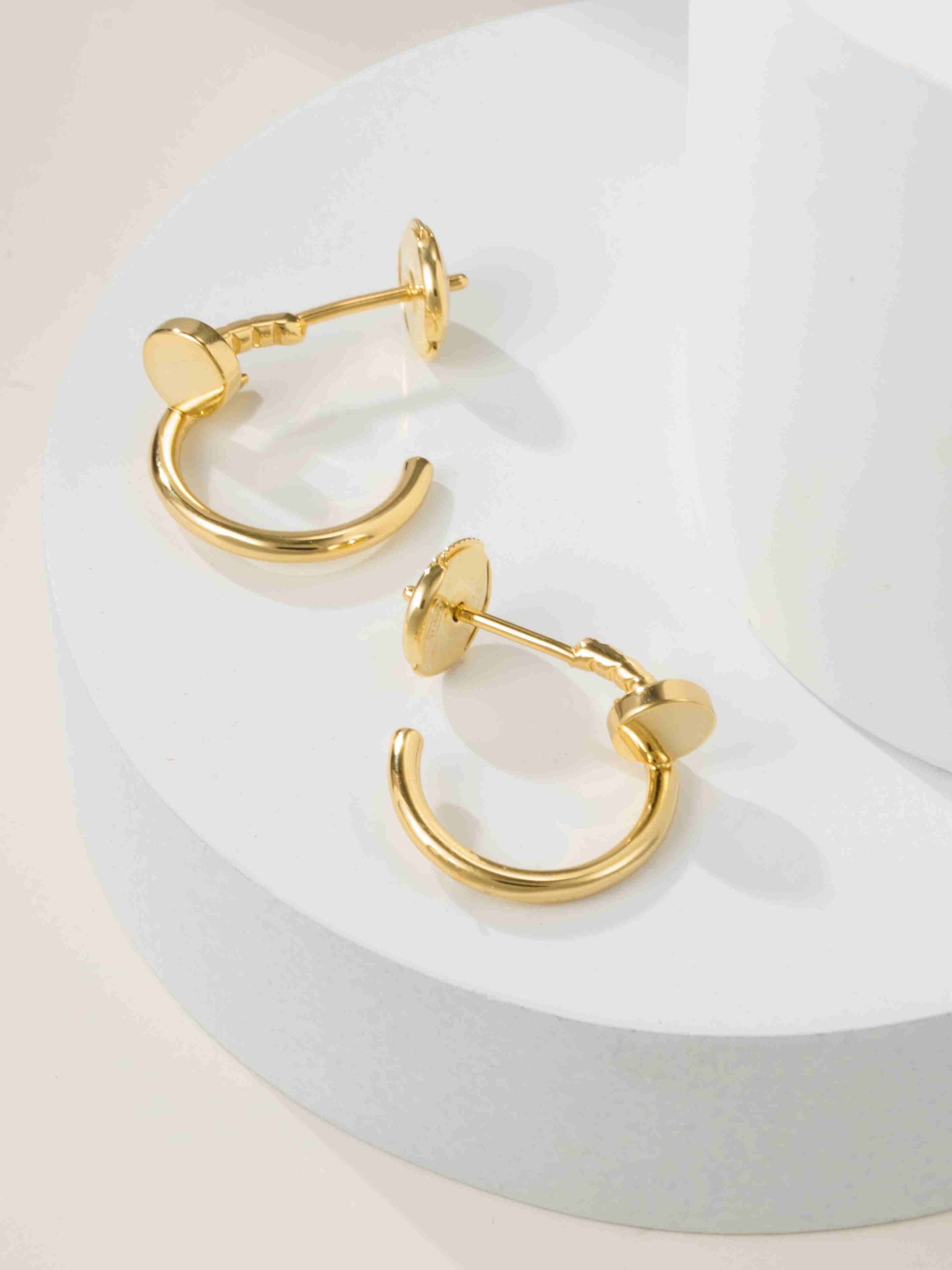 Nail small diamond free earrings - 图片 3