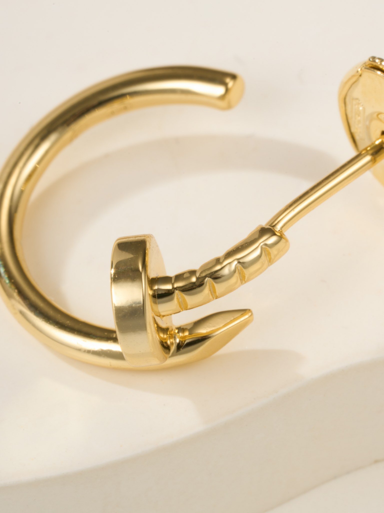 Nail small diamond free earrings - 图片 9