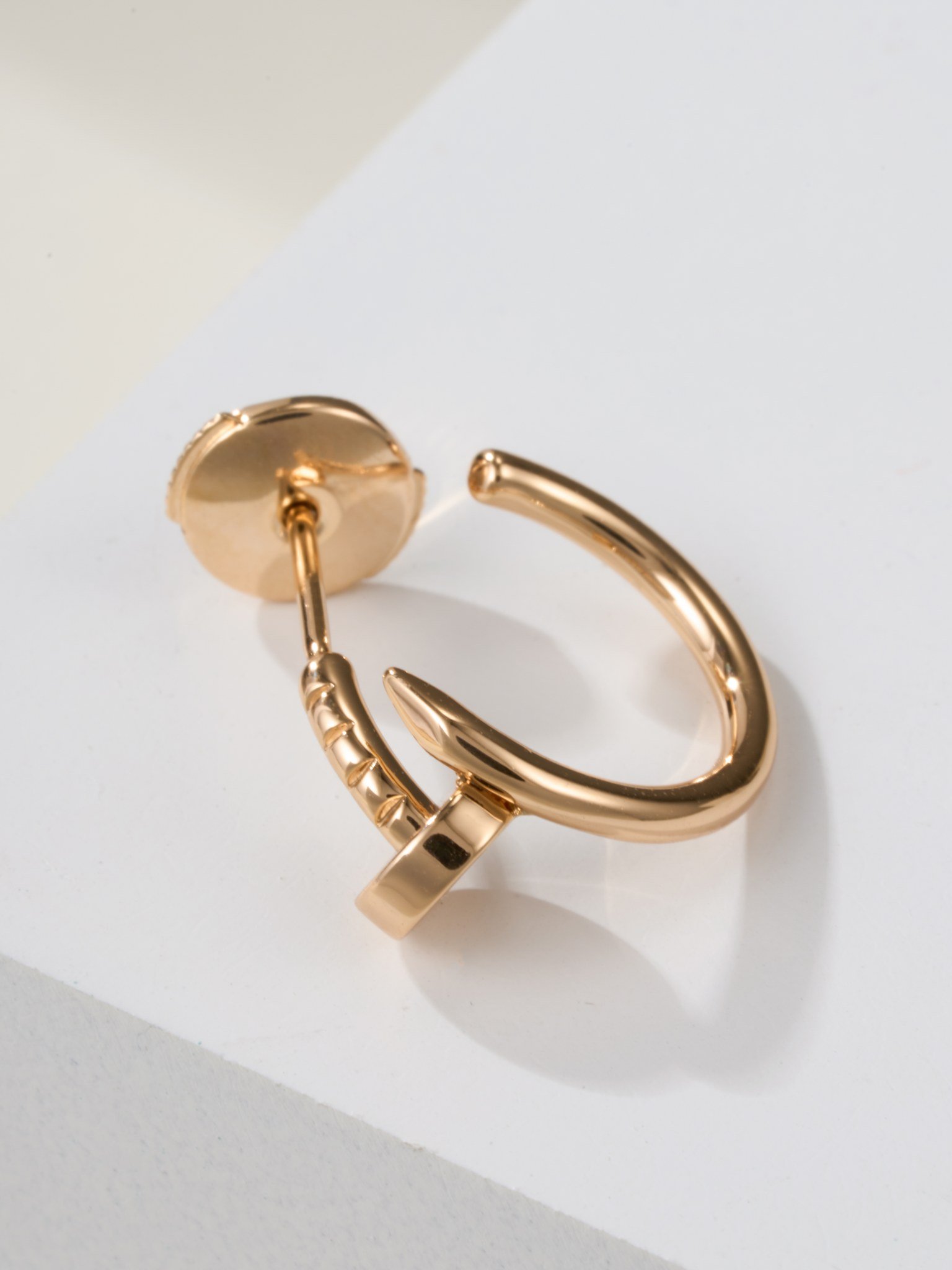 Nail small diamond free earrings - 图片 2