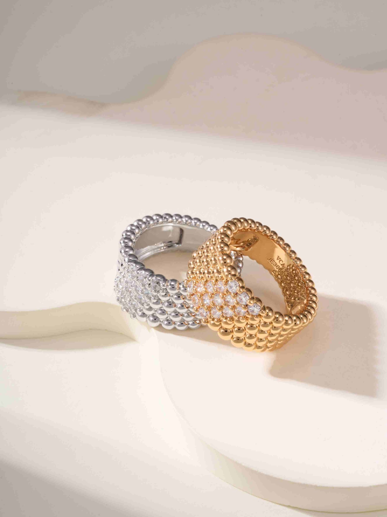 Perlee diamonds five row diamond ring - Image 2