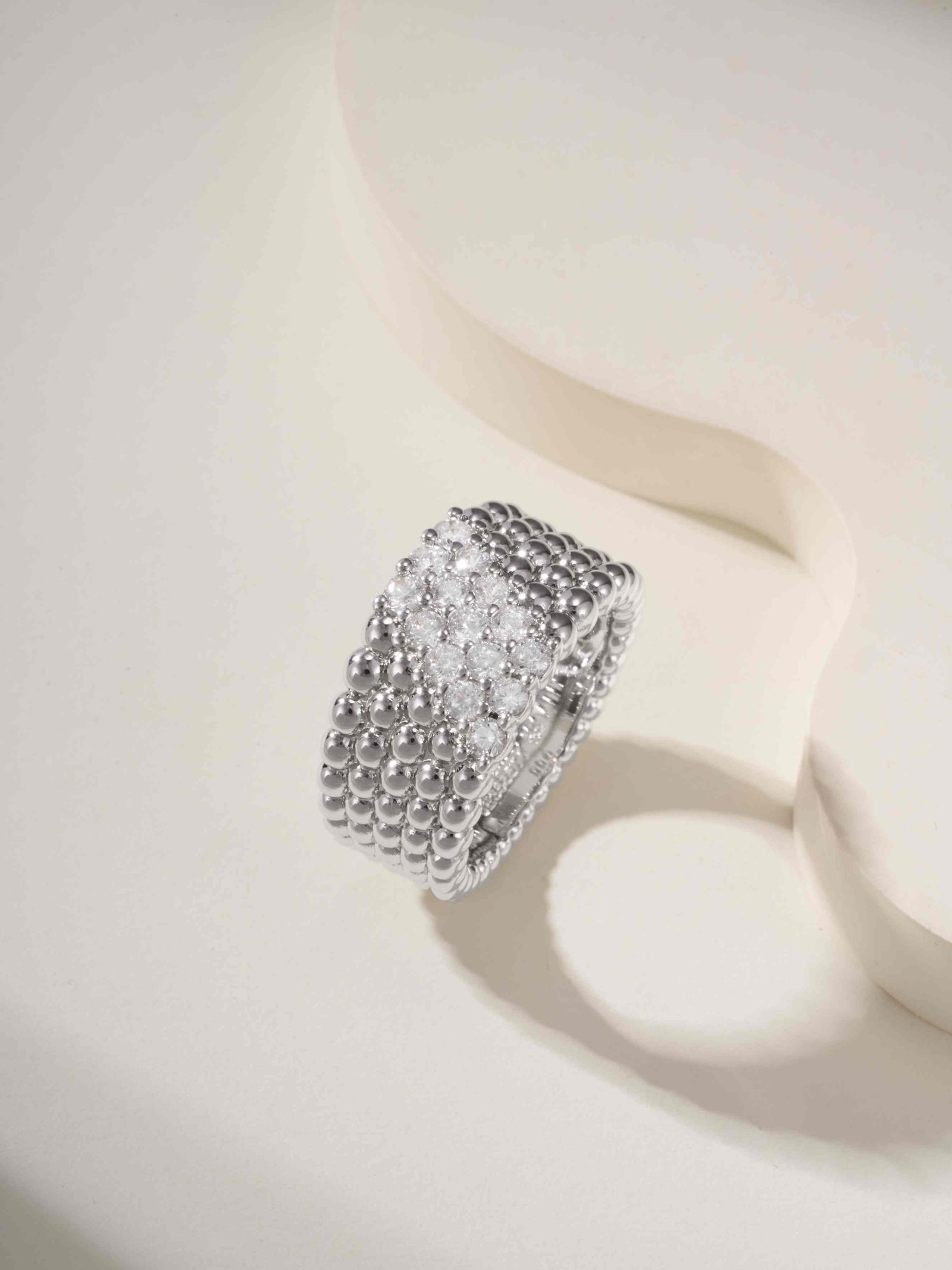 Perlee diamonds five row diamond ring - Image 7