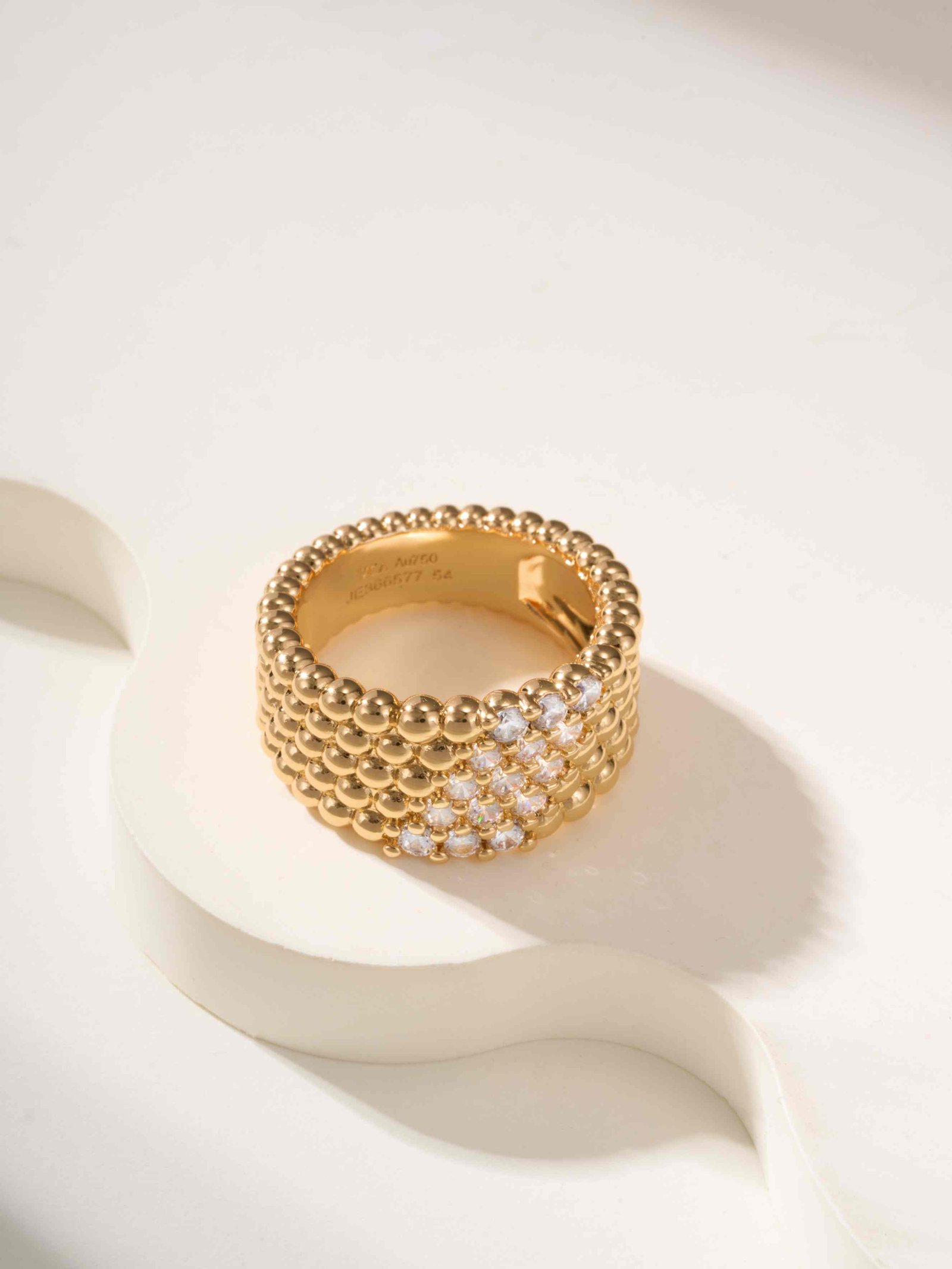 Perlee diamonds five row diamond ring - Image 9