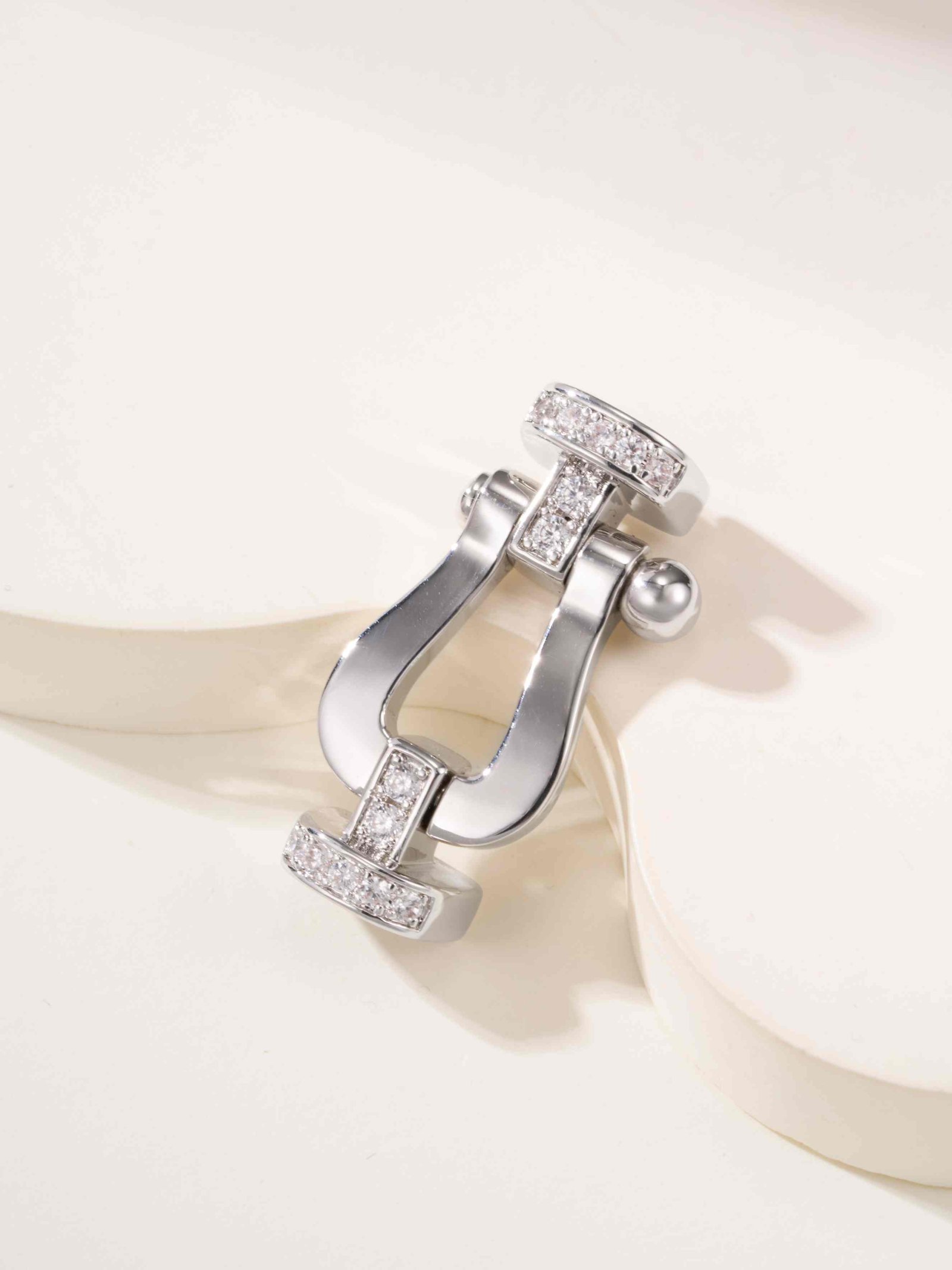 10 degree diamond horseshoe bracelet (large size) - 图片 9