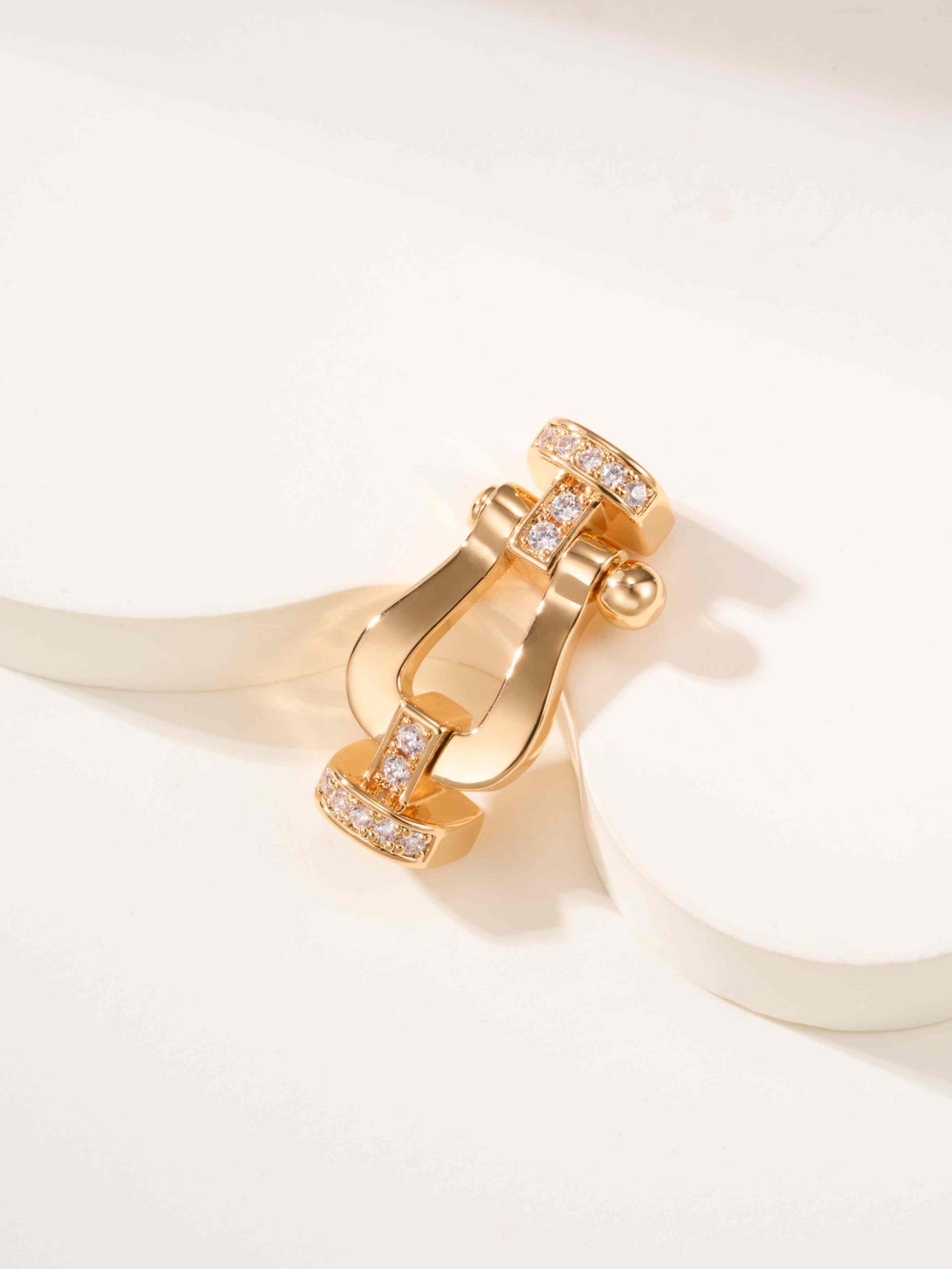 10 degree diamond horseshoe bracelet (large size) - 图片 8