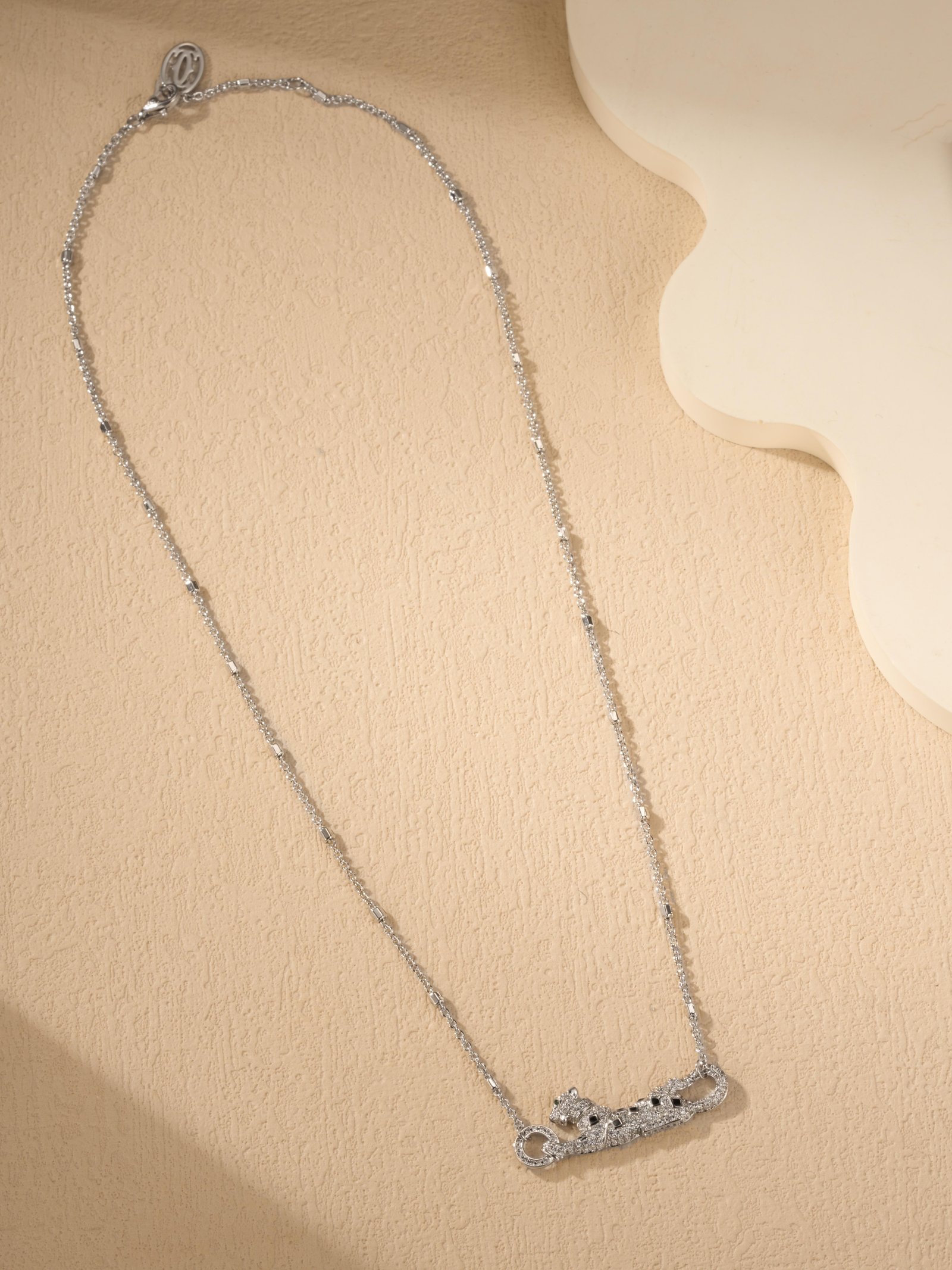 Cheetah Full Diamond Necklace - Image 4