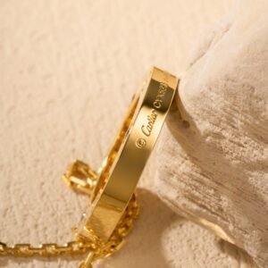 Love Series Three Diamond Pancake Necklace