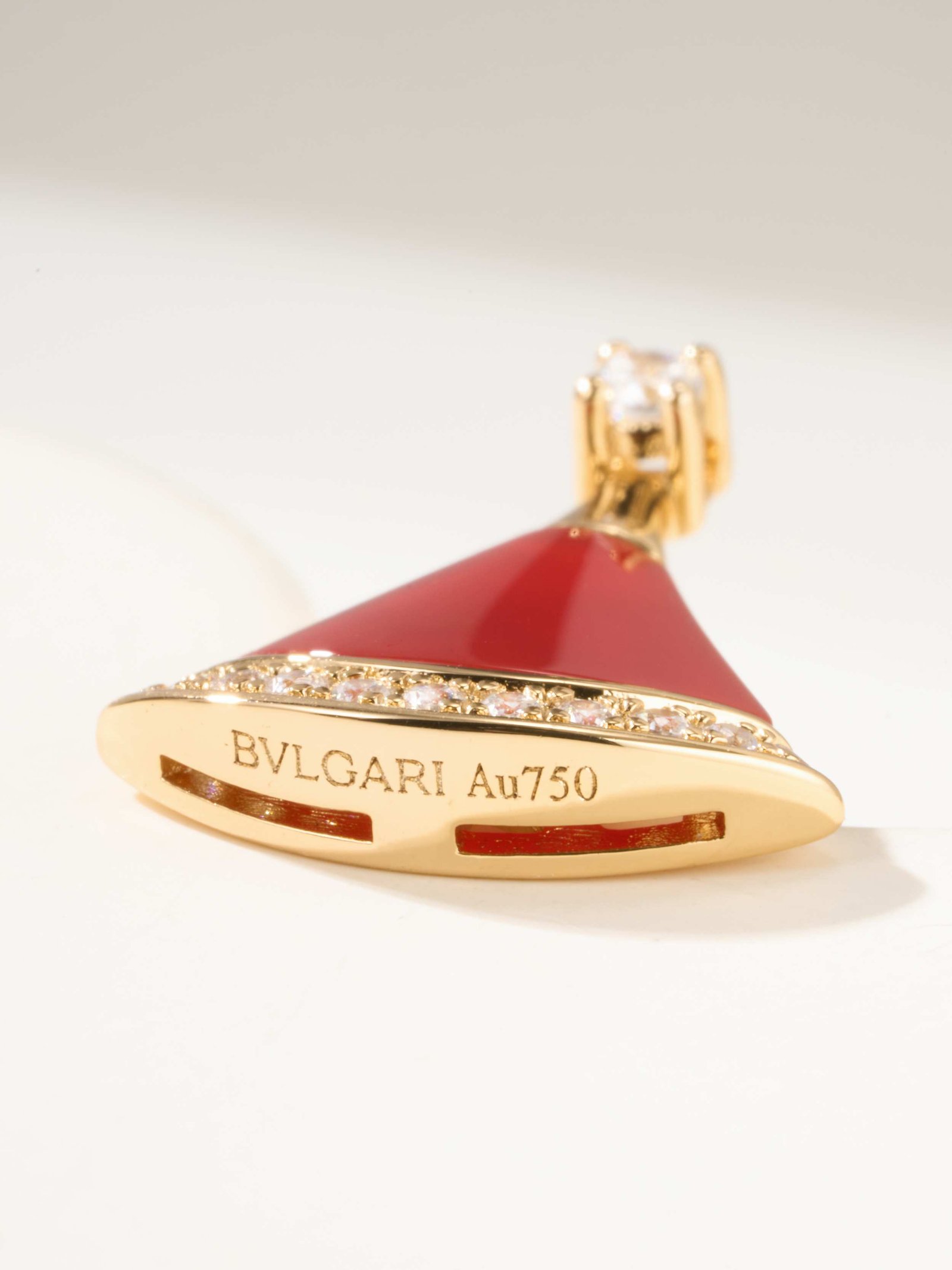 New version of small fan diamond studded earrings - 图片 8