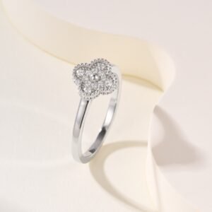 Clover Full Diamond Ring