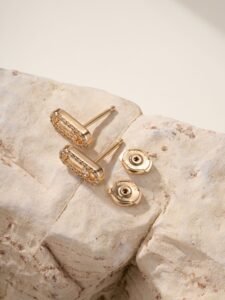 Meisika full diamond earrings