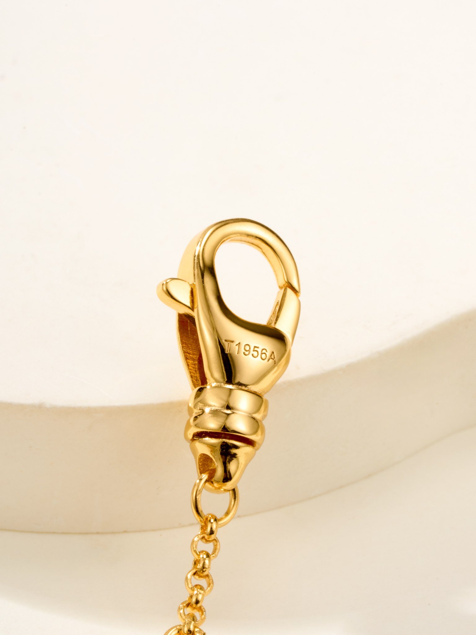 BU Opera Series Five Flower Diamond Tiger Eye Car Flower Bracelet (Large) - 图片 7