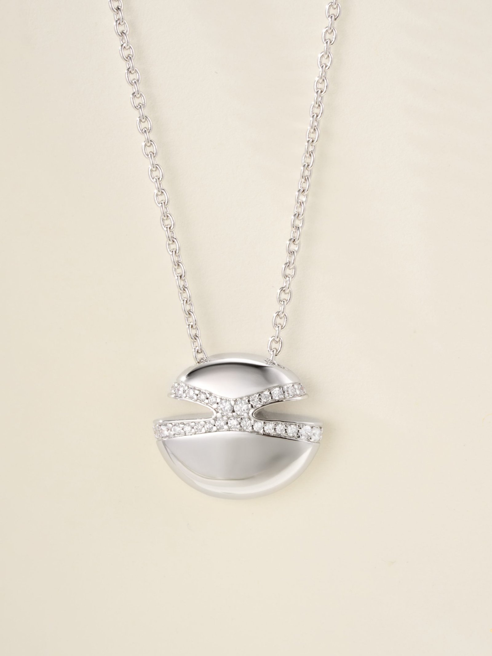 CABOCHON series diamond studded necklace - Image 3