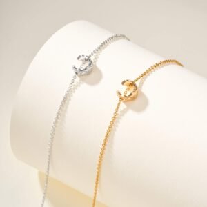 COCO diamond grid patterned bracelet