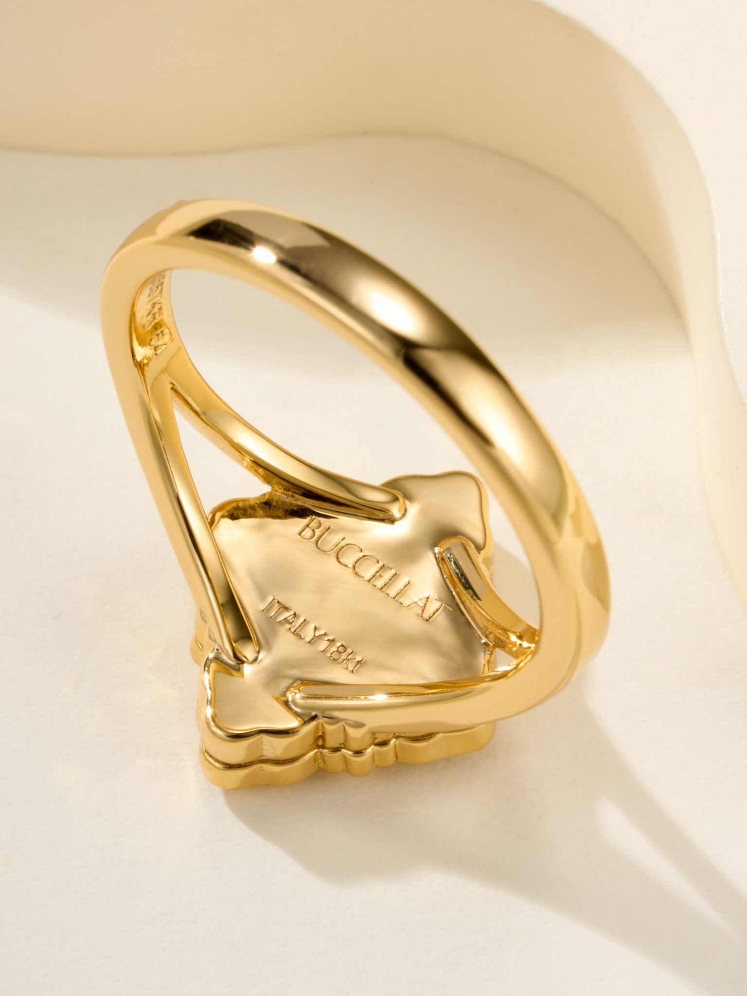 Buchirati OPERA TULLE Small Pattern Natural Stone Ring - Image 3