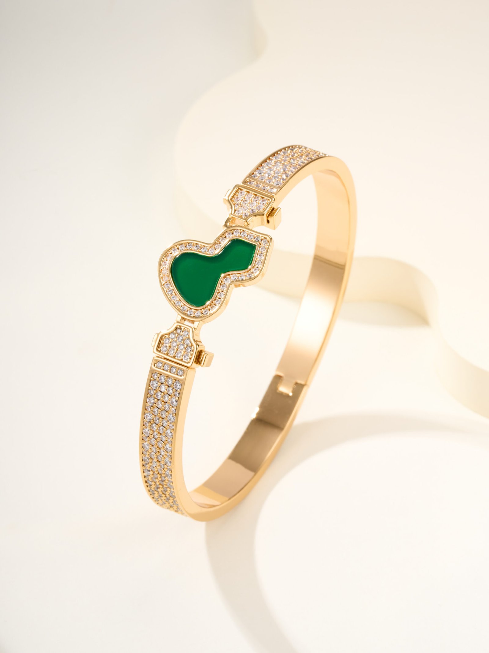 QE WIB Chain Buckle Inlaid Diamond Bracelet Body Bracelet - Image 3