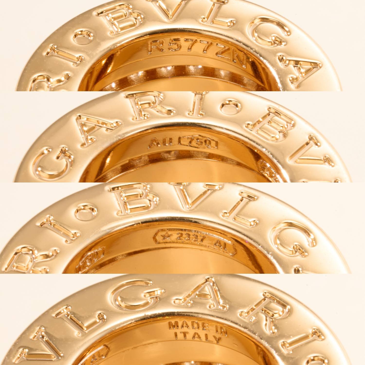 BV spring spiral necklace with diamond inlay in the middle - Image 8