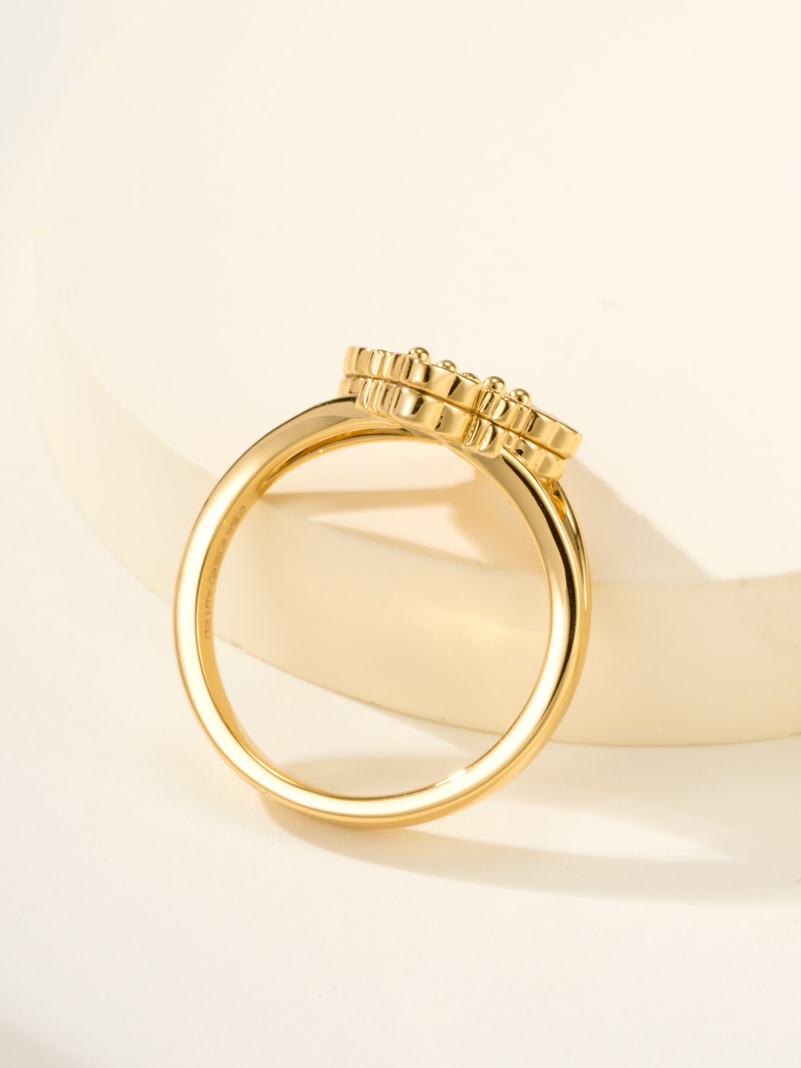 Buchirati OPERA TULLE Small Pattern Enamel Ring(Enamel green) - 图片 7