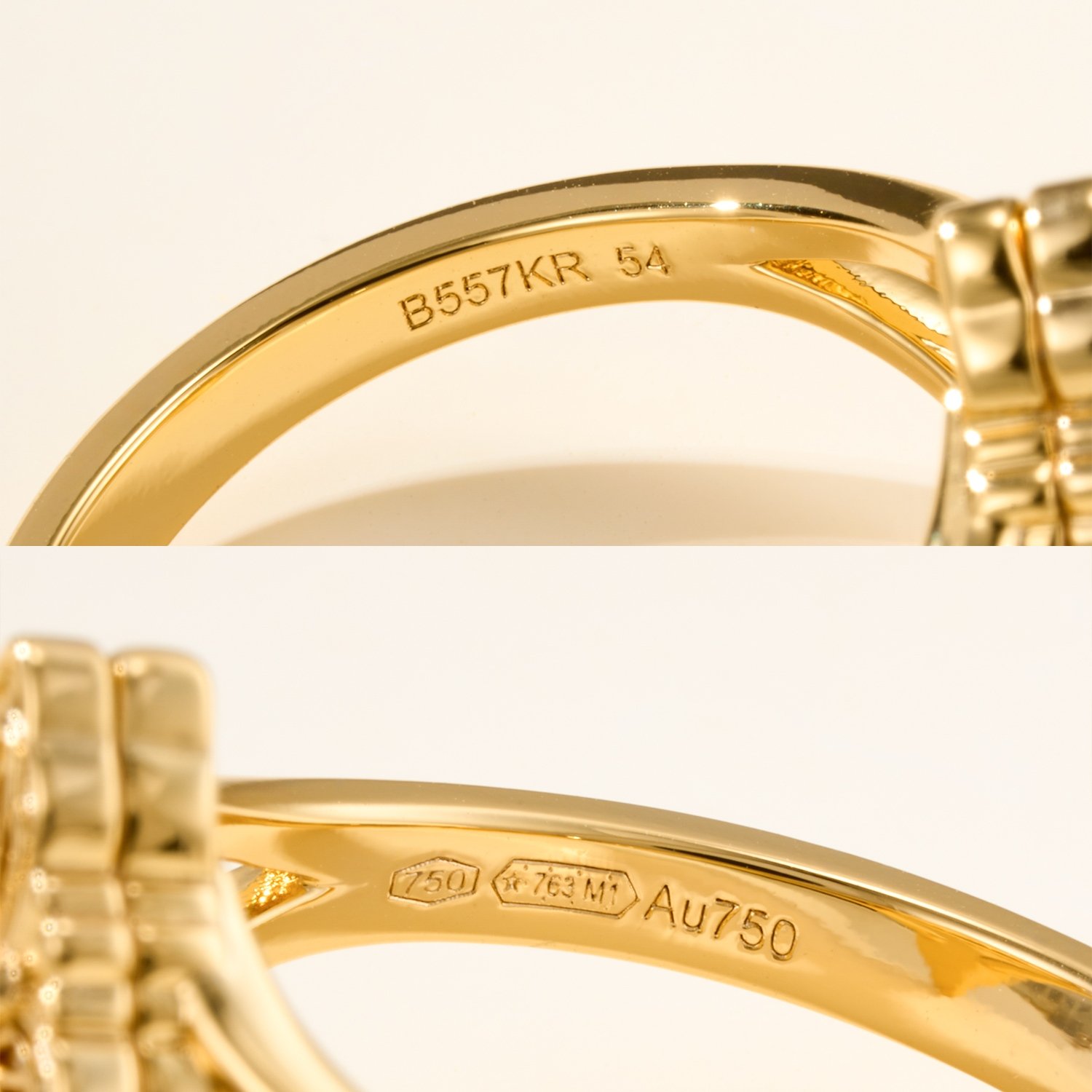 Buchirati OPERA TULLE Small Pattern Enamel Ring(Enamel green) - 图片 6