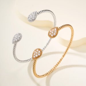 Baoshi Long Bohemian Drip Diamond Bracelet