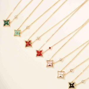 LV Classic Diamond Inlaid Donkey Necklace