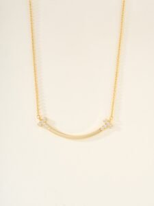 New T-Diamond Smile Necklace Medium