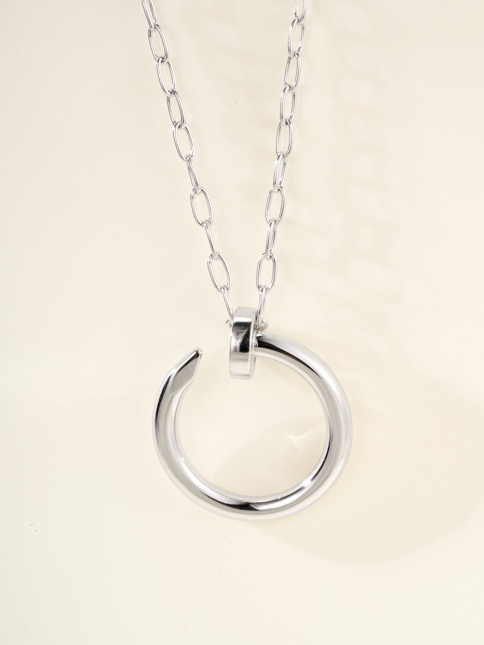 Extra large nail necklace (chain length 70cm) - 图片 2
