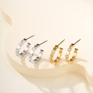 Chaumet Honeycomb Diamond Earrings