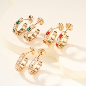 BV Snake Bone Beimu Earrings