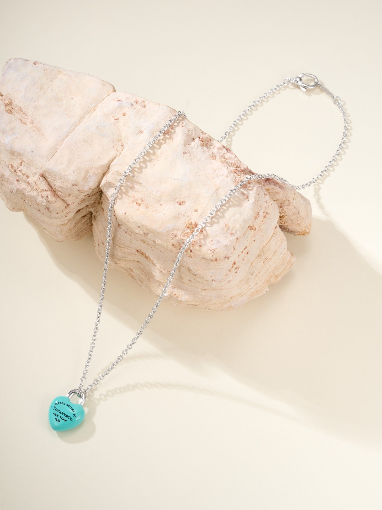 Tiffany Blue Love Lock Necklace - 图片 8