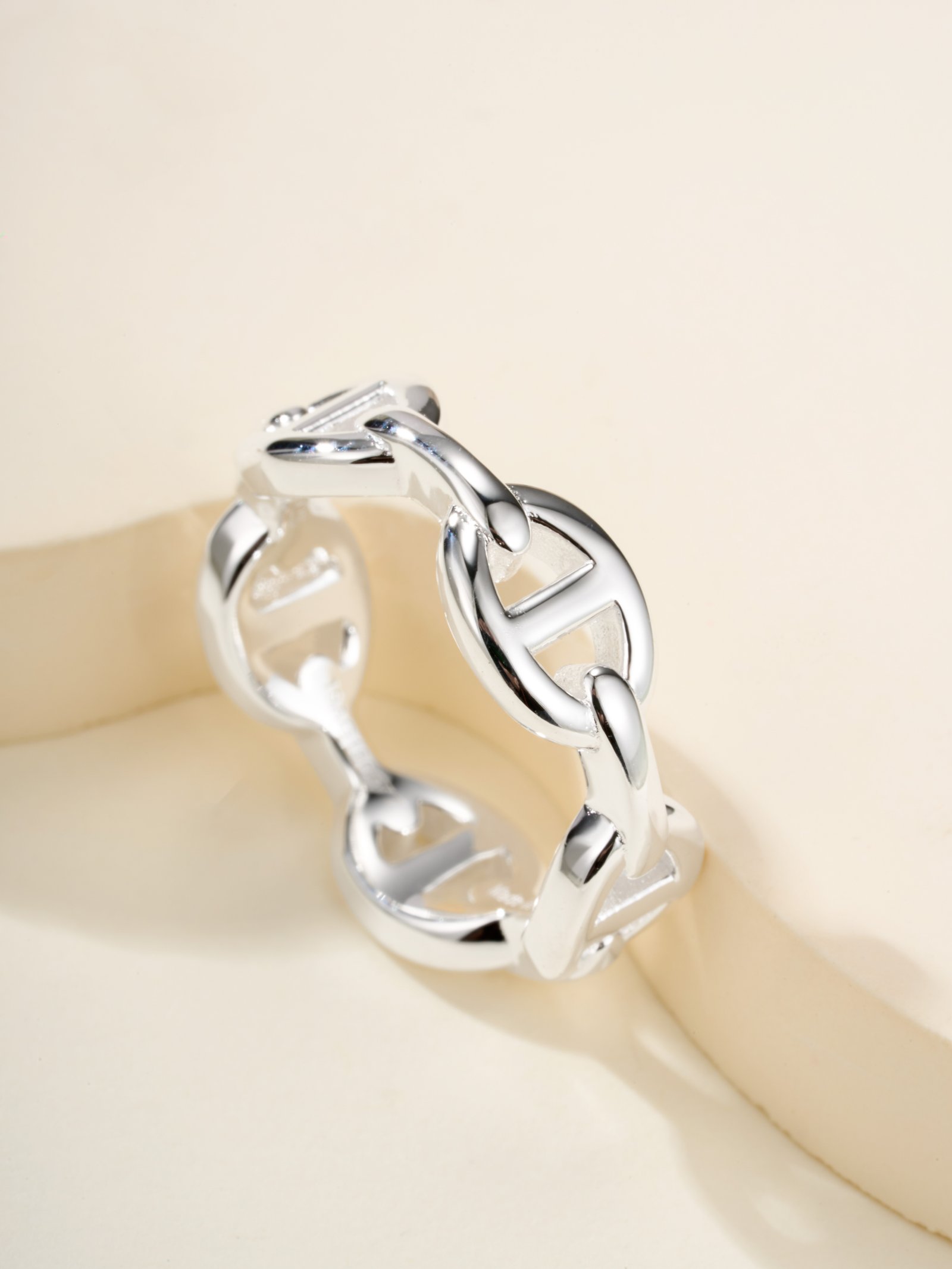 Pig Nose Diamond free Ring - 图片 5