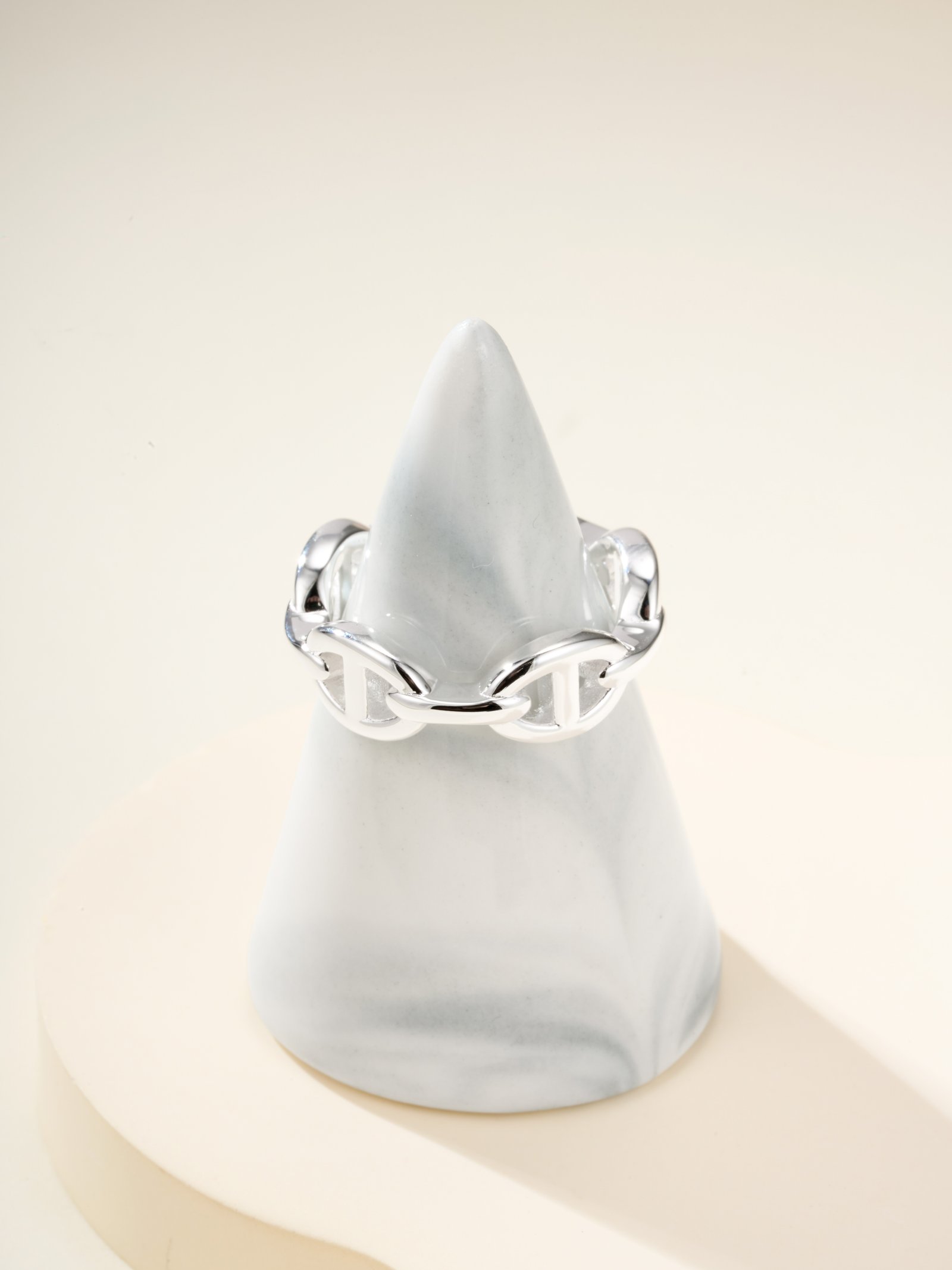 Pig Nose Diamond free Ring - 图片 6