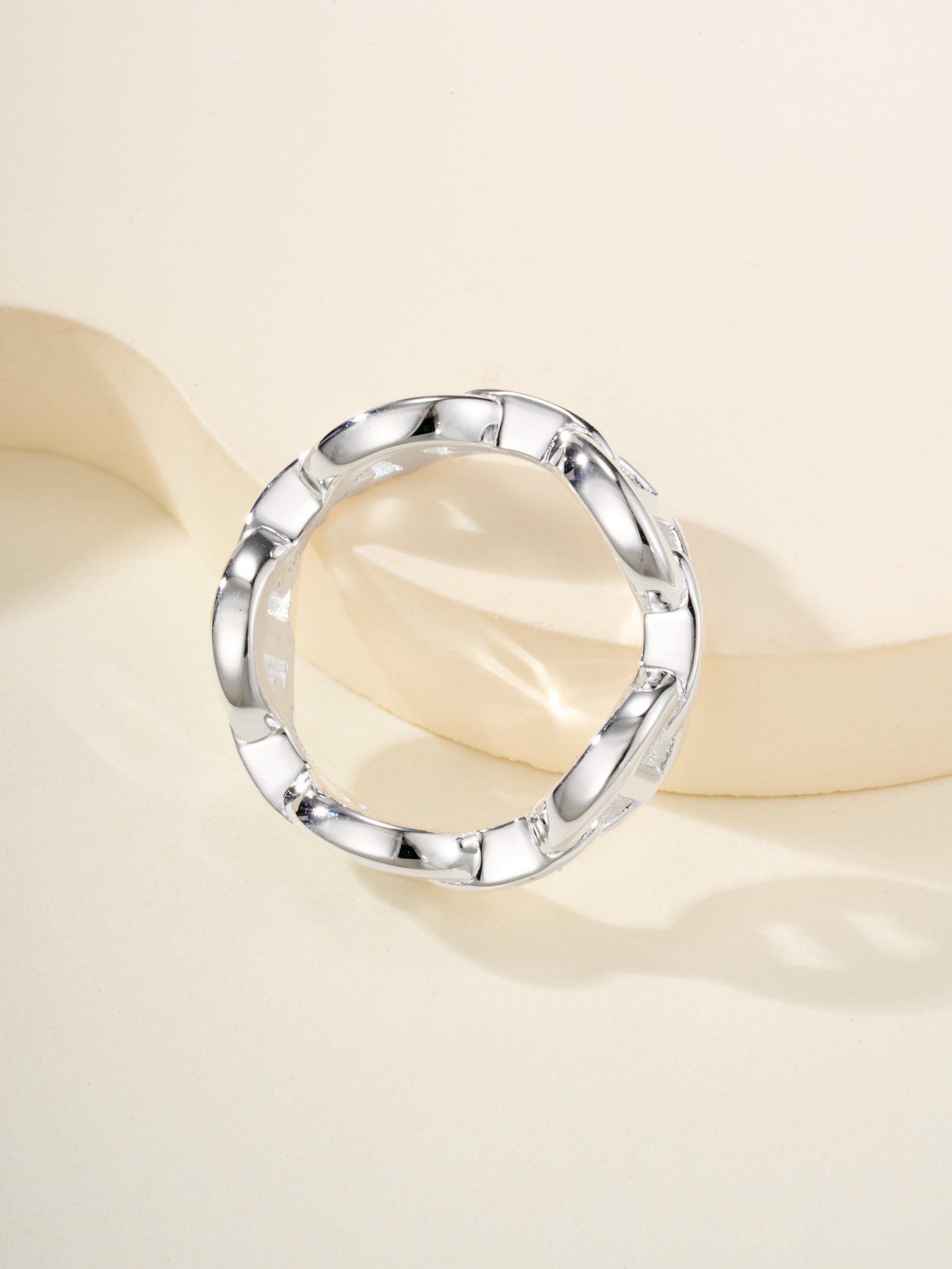 Pig Nose Diamond free Ring - 图片 3