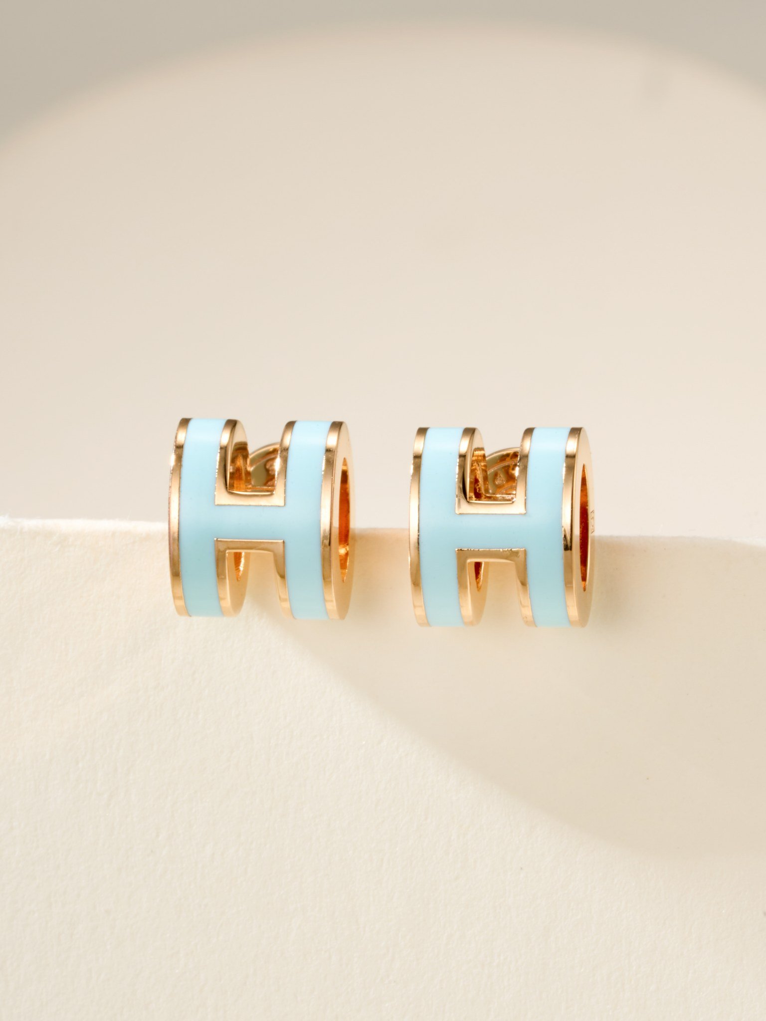 H-flange mini pop earrings - 图片 10