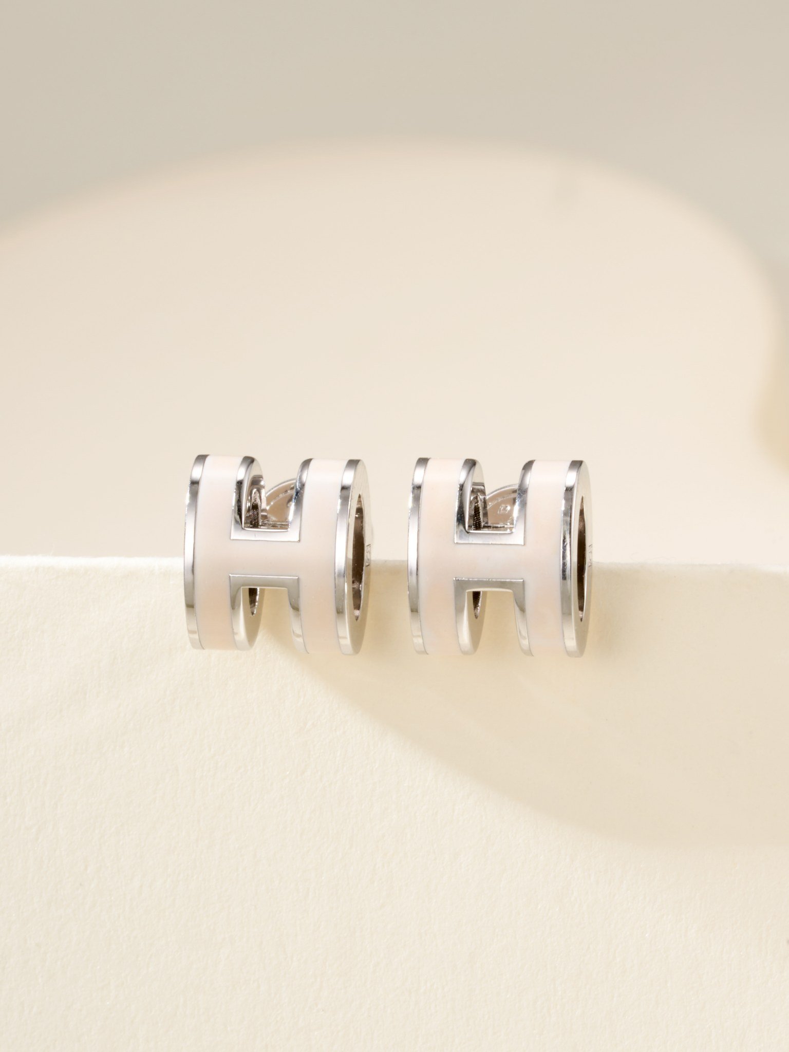H-flange mini pop earrings - 图片 16