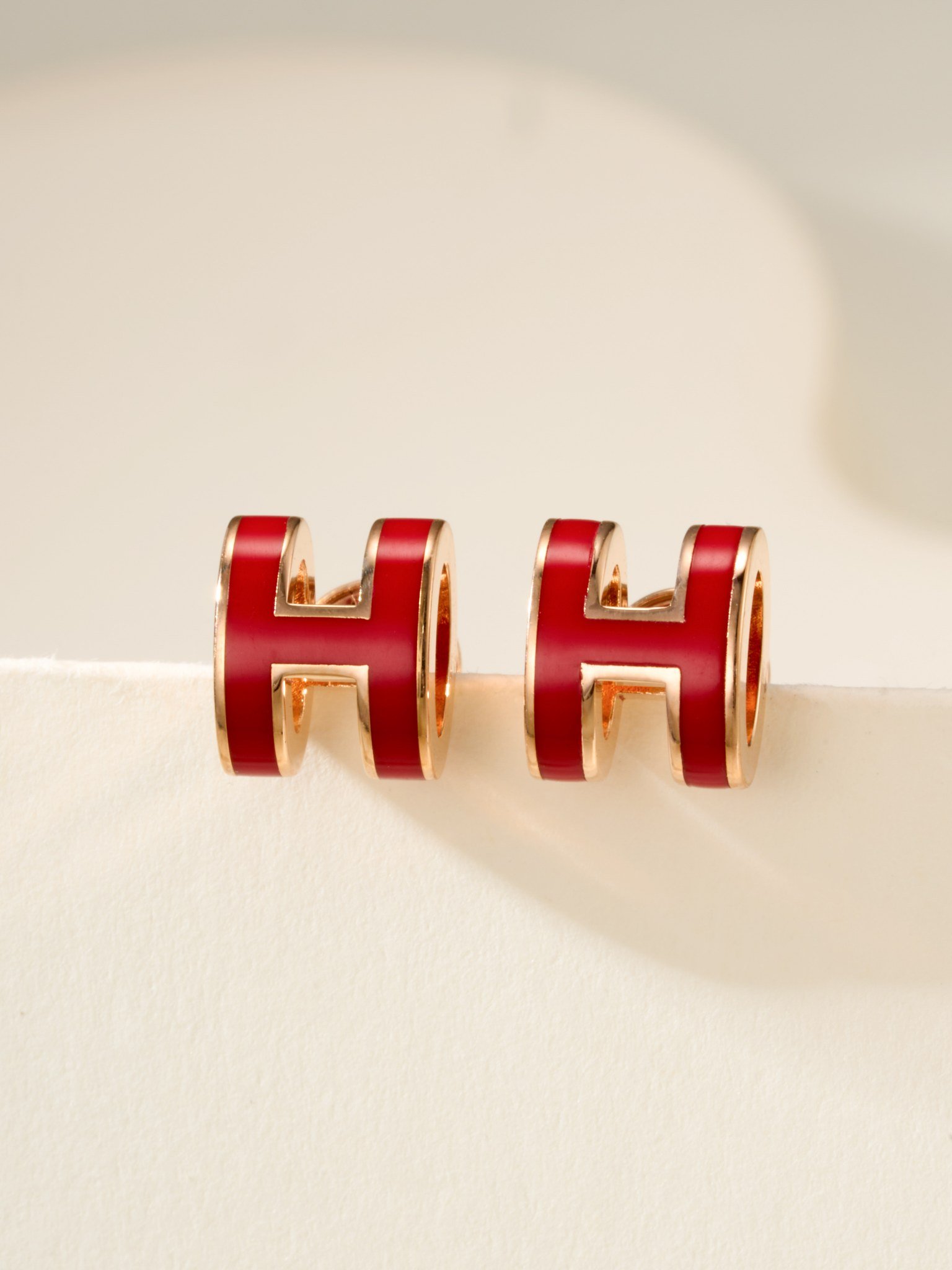 H-flange mini pop earrings - 图片 3