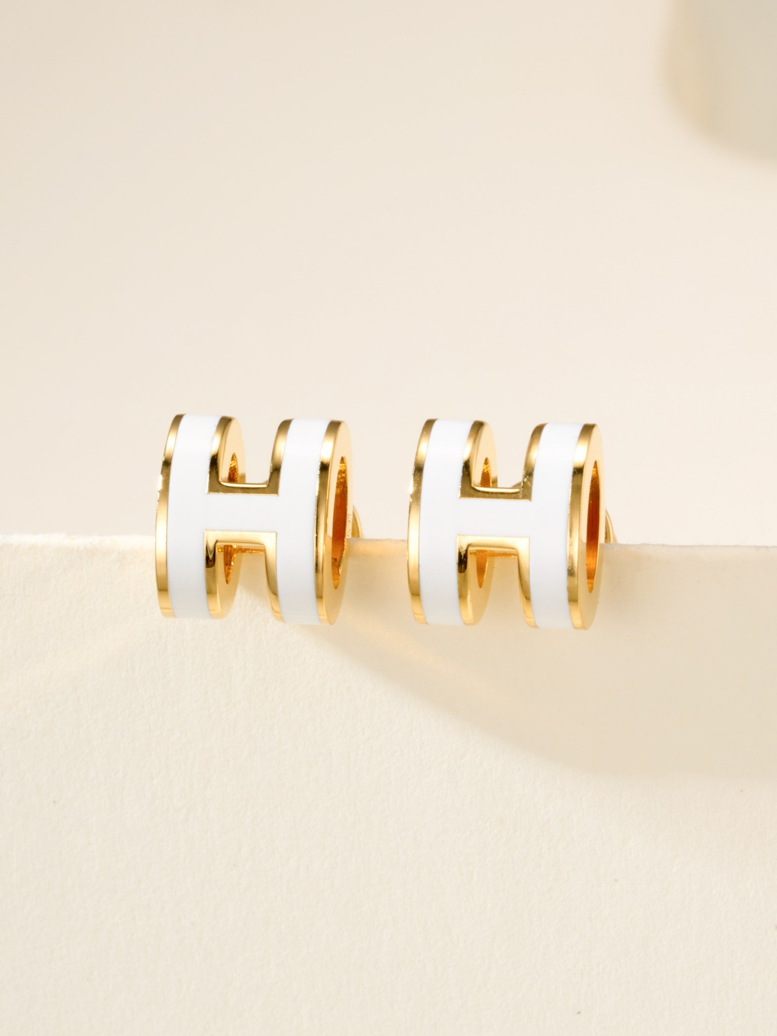 H-flange mini pop earrings - 图片 17