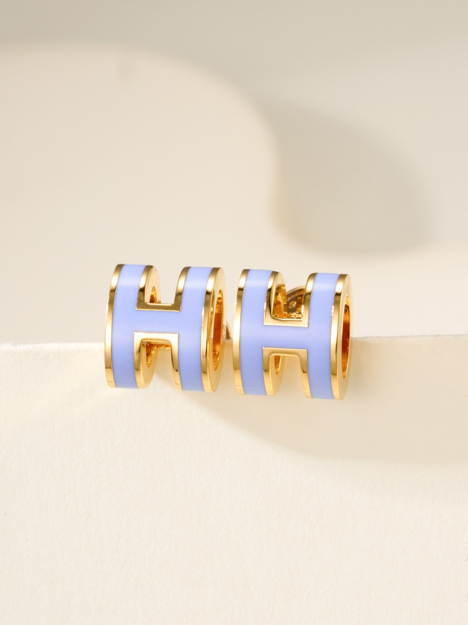 H-flange mini pop earrings - 图片 19