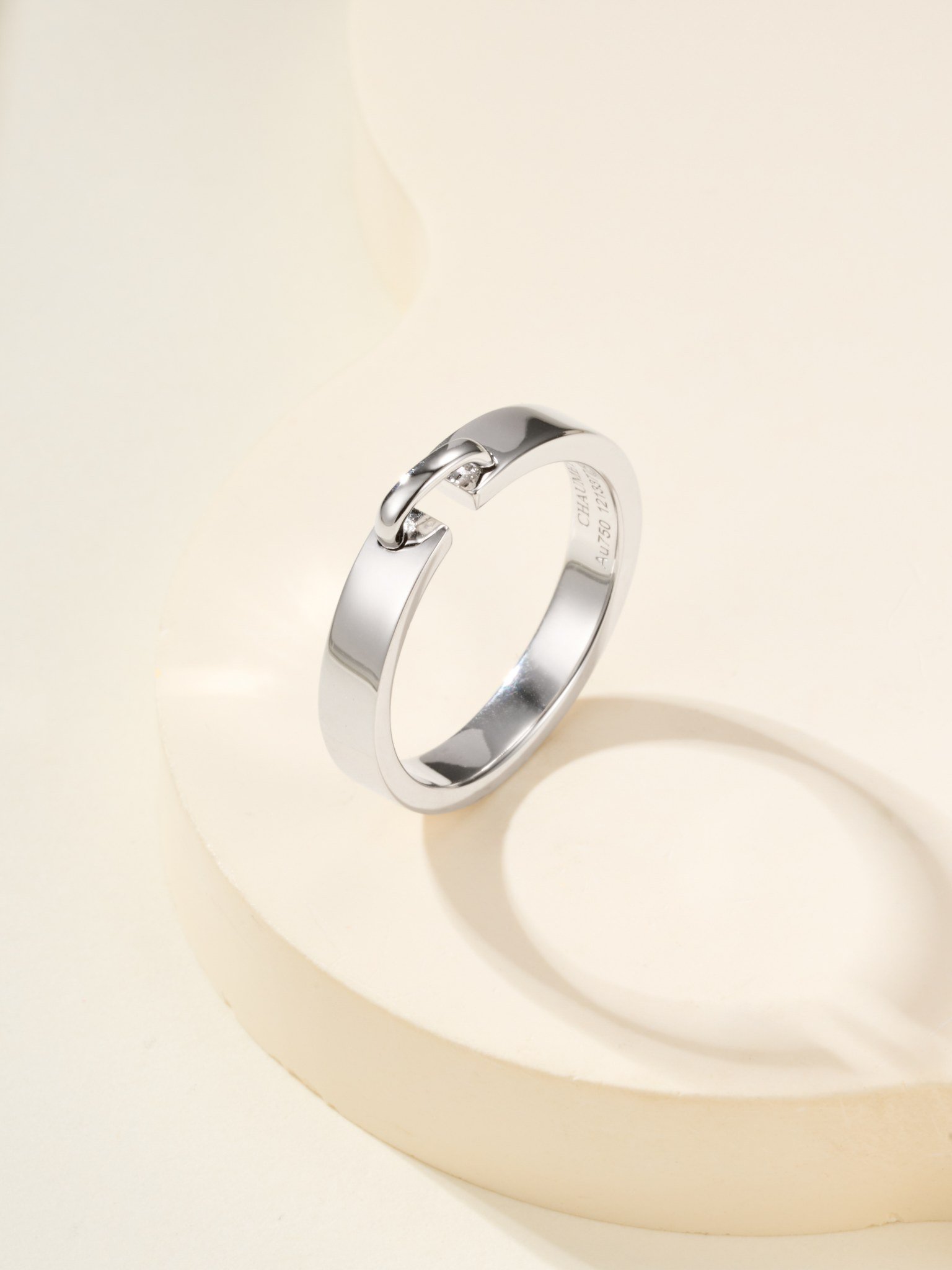 CHAUMET Yuan Series · Lifetime series Liens diamond free ring (colored white)