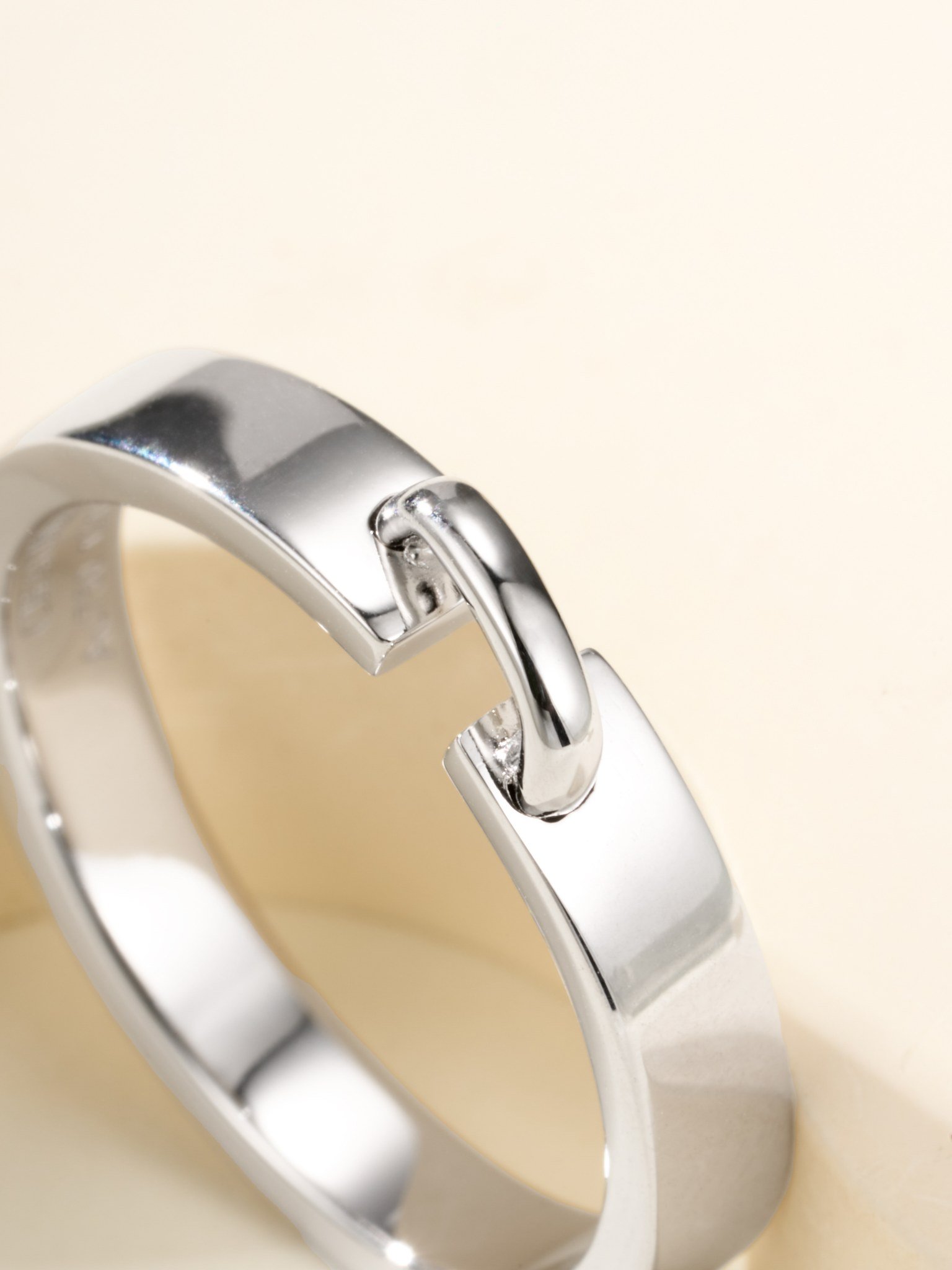 CHAUMET Yuan Series · Lifetime series Liens diamond free ring (colored white) - 图片 3