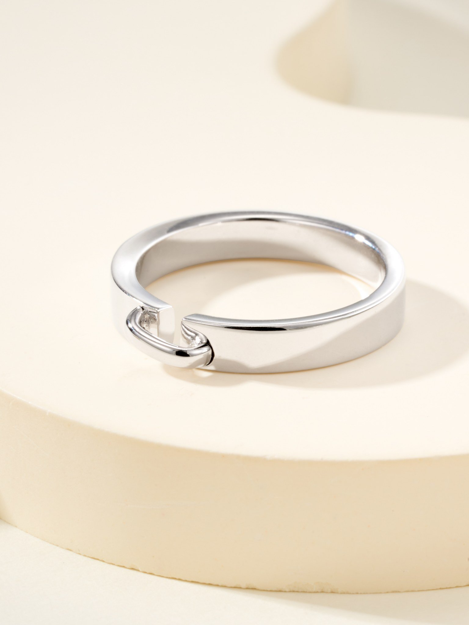 CHAUMET Yuan Series · Lifetime series Liens diamond free ring (colored white) - 图片 2