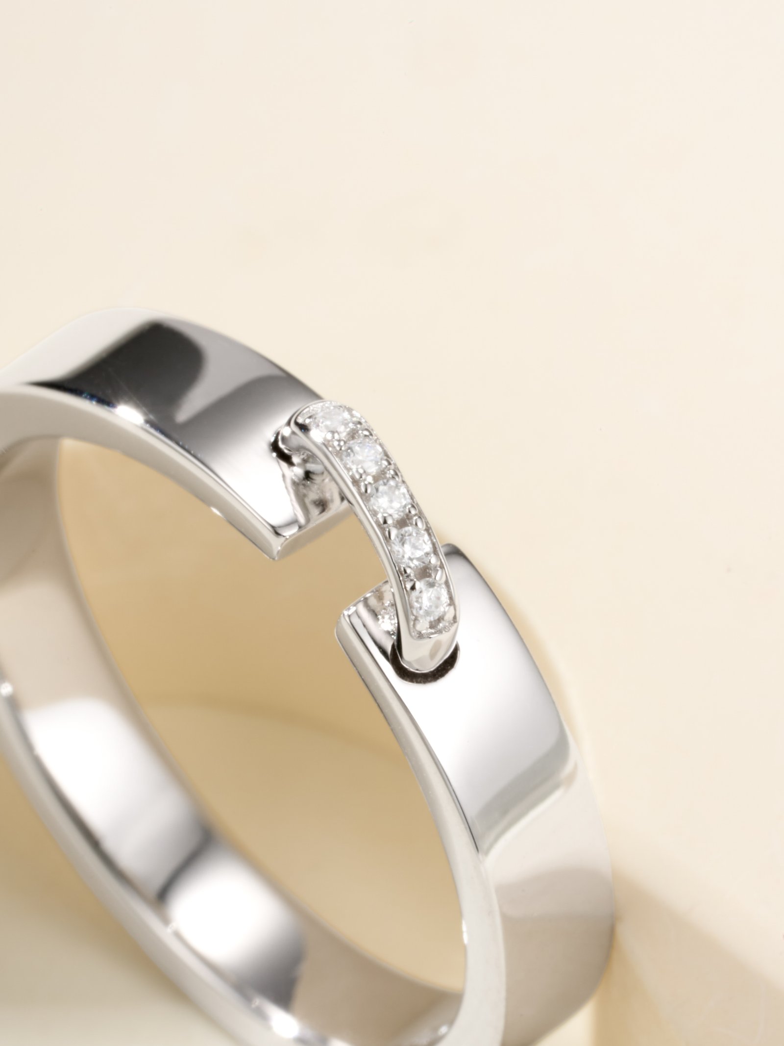 CHAUMET Yuan Series · Life Series Liens Diamond Set Ring (Color White) - 图片 3