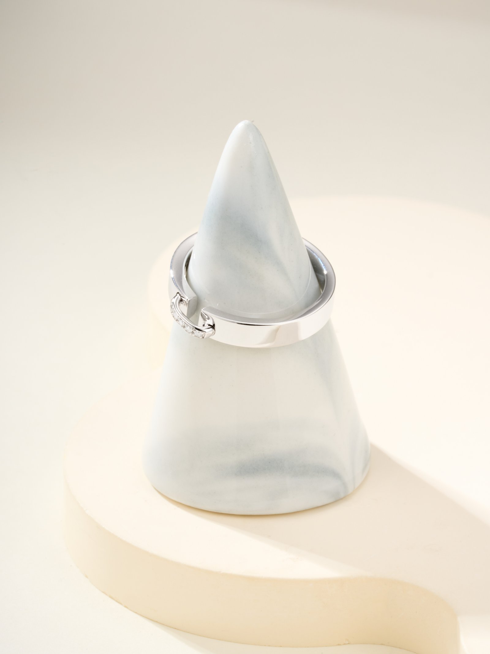 CHAUMET Yuan Series · Life Series Liens Diamond Set Ring (Color White) - 图片 8