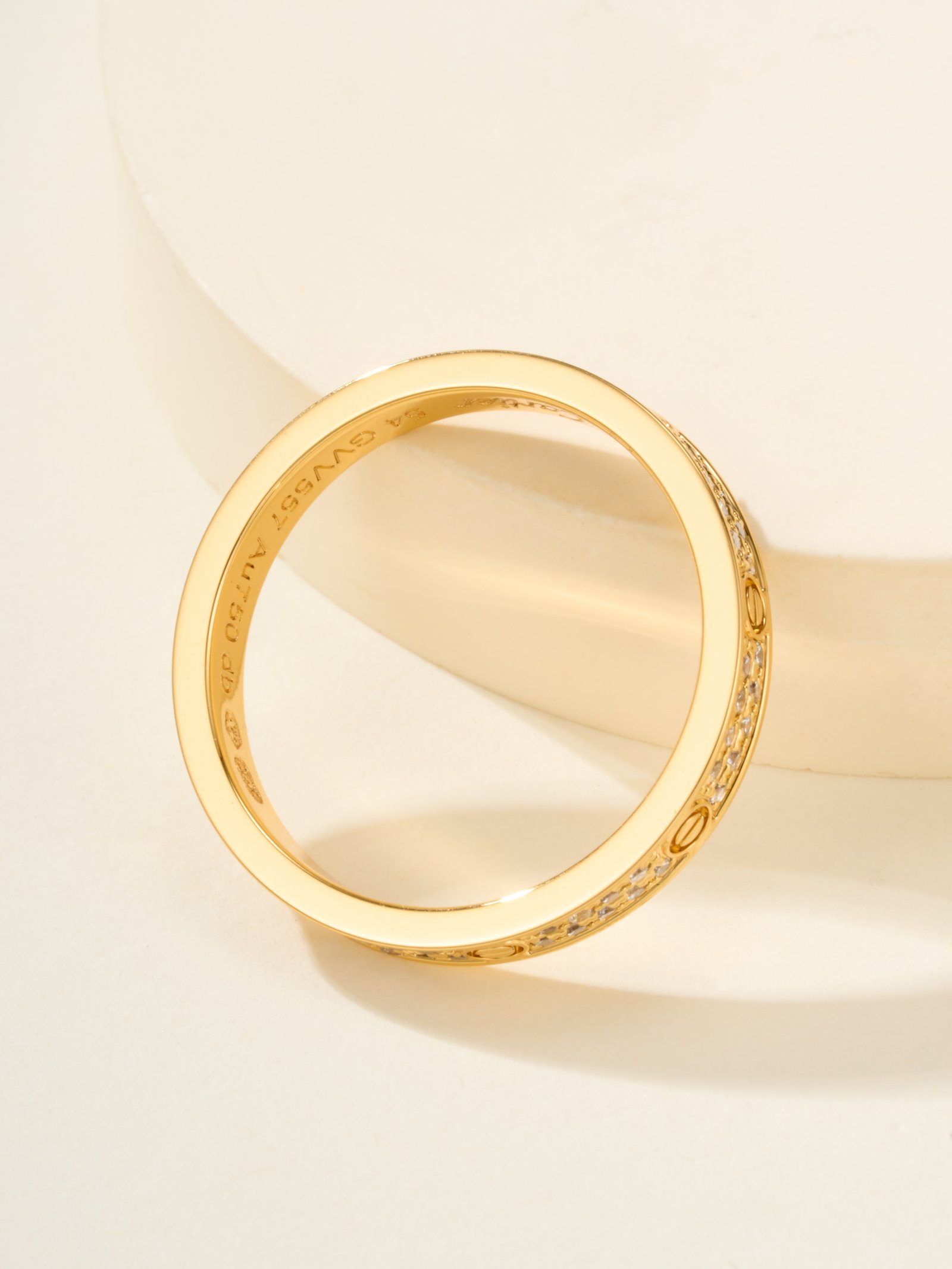 Ultra narrow Love Starry Sky Ring 3mm - Image 5