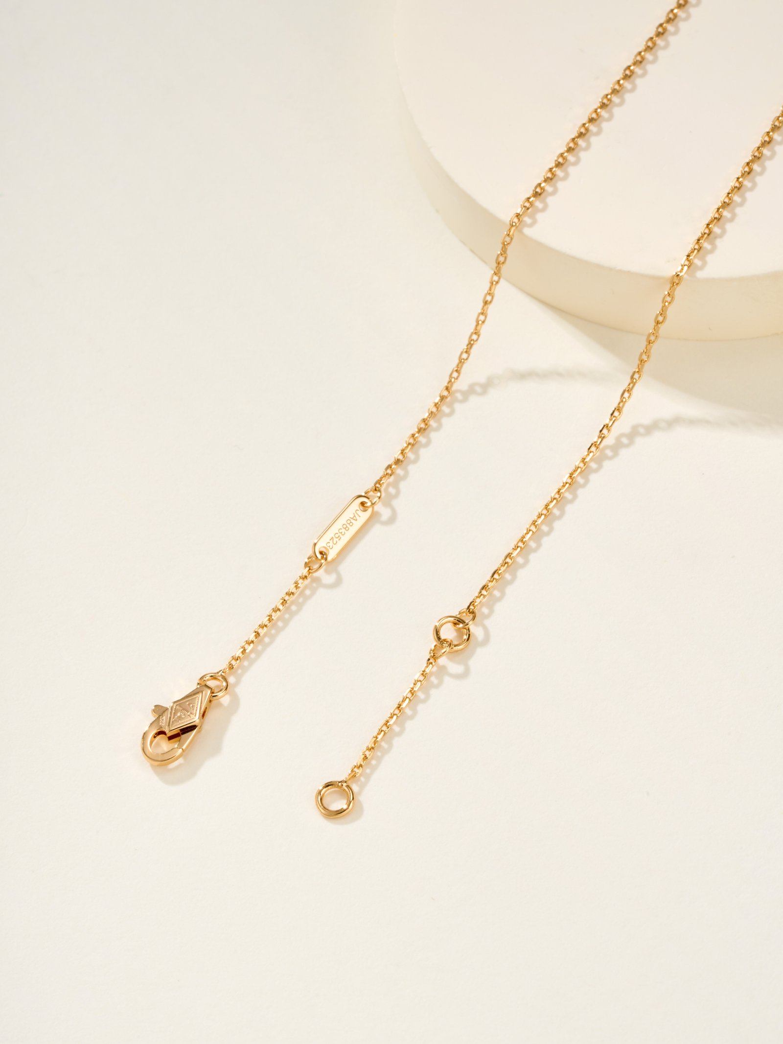 VCA Full Diamond Mini Single Flower Necklace - Image 9