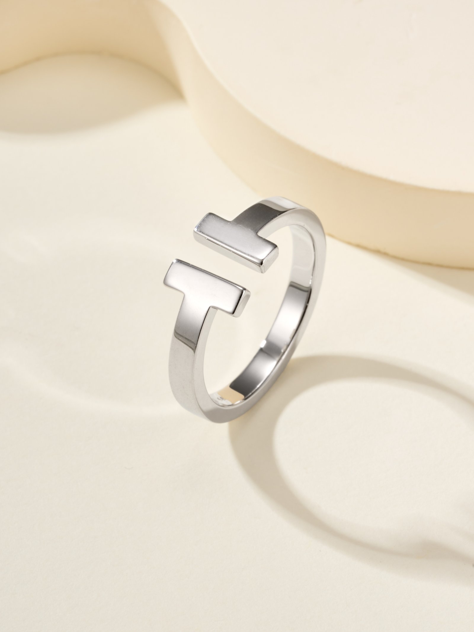Square Double T Ring - Image 3