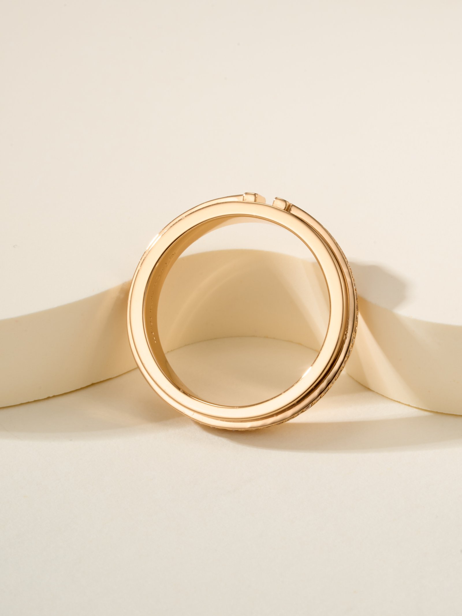 Narrow 4.5mmT Diamond Set Ring - Image 7