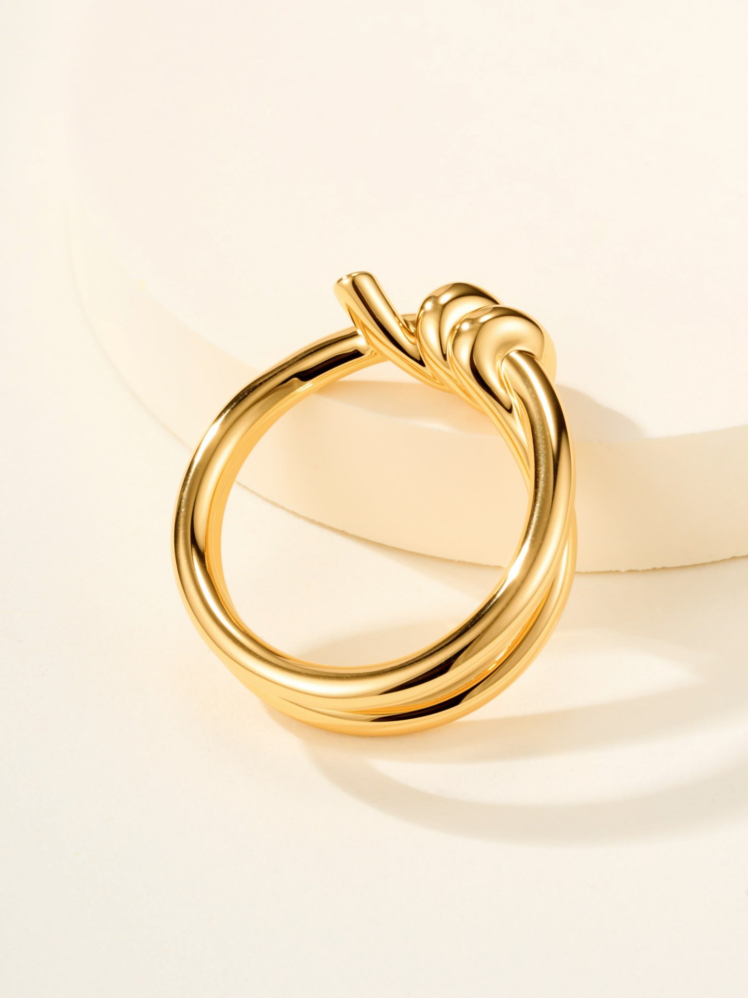 T knot dual row diamond free ring - Image 10